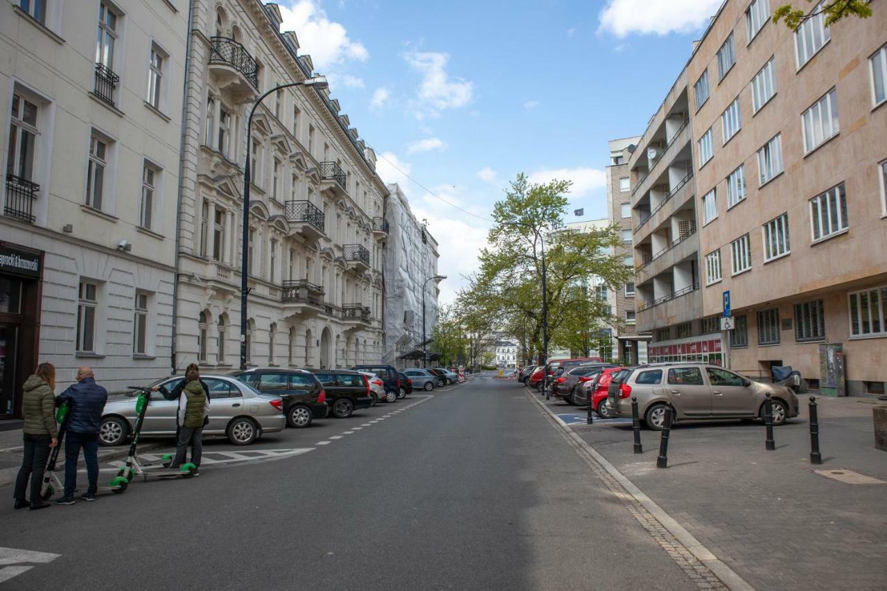 דירות Warszawa, Centrum, Wiejska 15, Kamienica מראה חיצוני תמונה
